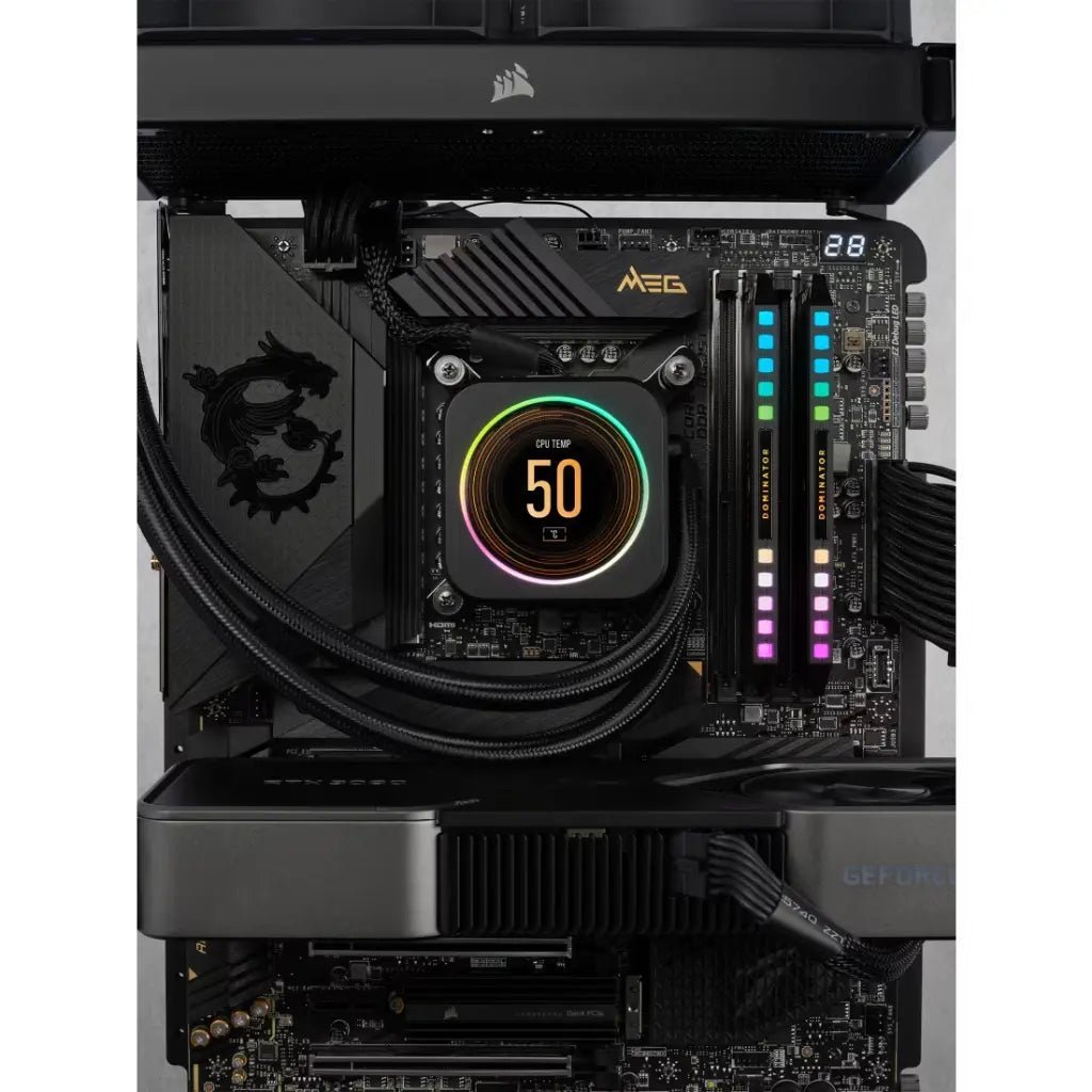 Corsair Dominator Platinum RGB 32GB (2x16GB) DDR5 7000MHz CL34 High-Performance Desktop Memory Kit - Black