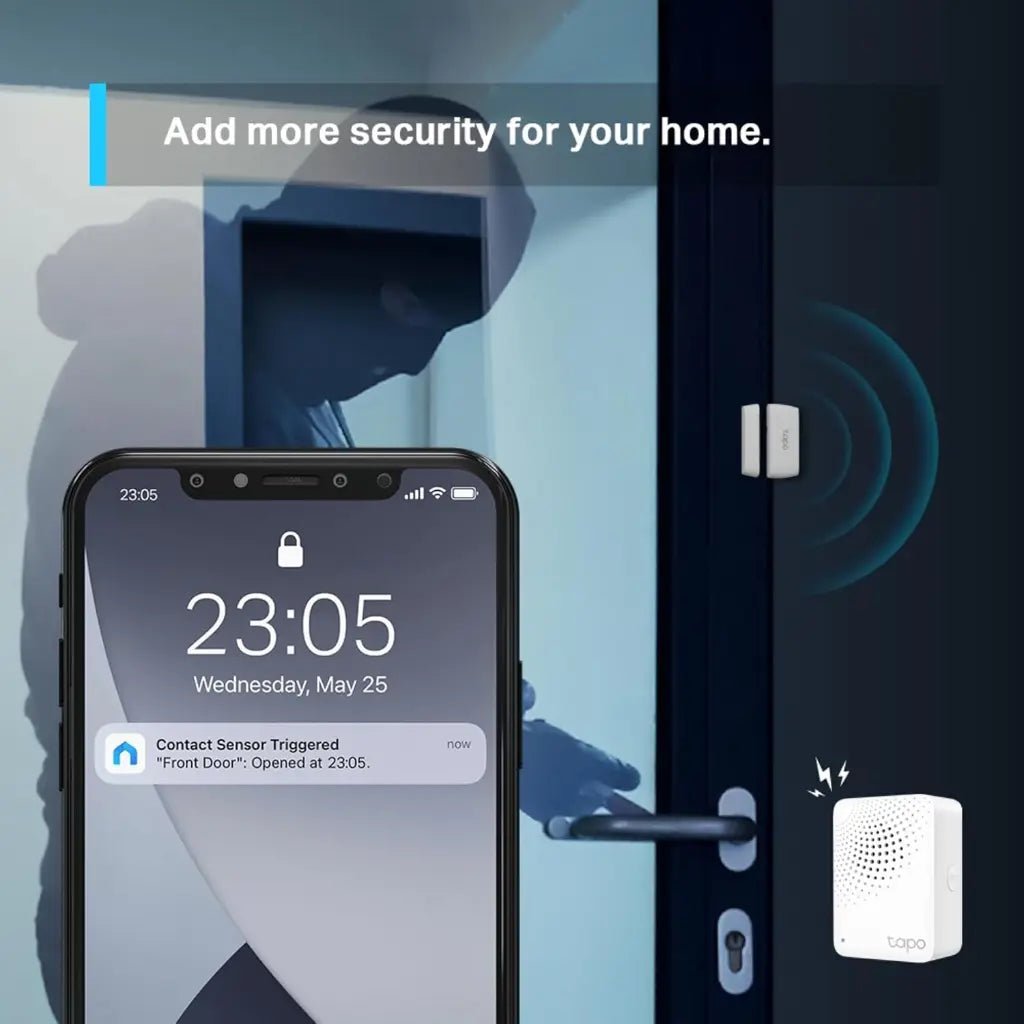 TP-Link Tapo T110 Smart Contact Sensor for Door and Window Monitoring with Real-Time Alerts and Automation