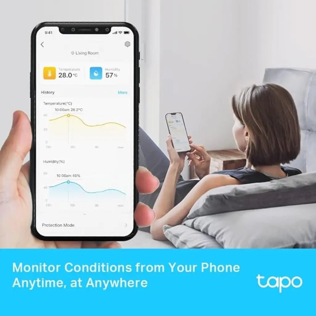 TP-Link Tapo T315 Smart Temperature and Humidity Monitor with 2.7-inch E-Ink Display and High-Accuracy Sensor