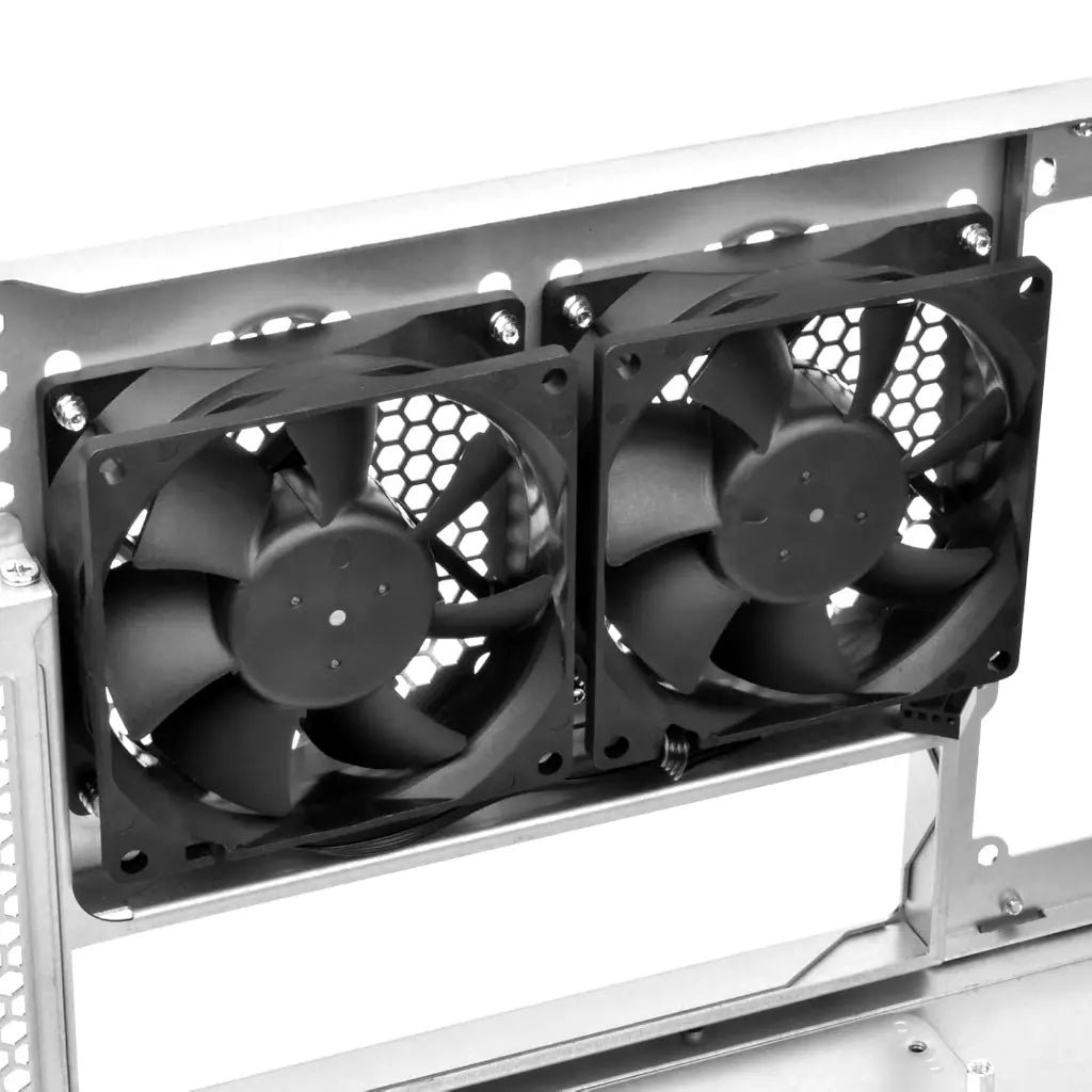 SilverStone RM44 4U Rackmount Server Chassis with 360mm Liquid Cooling Support and Included Rail Kit