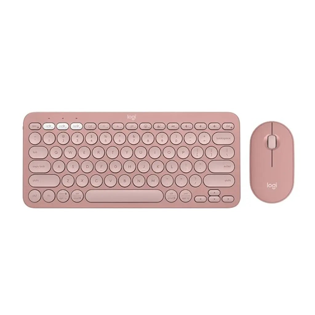Logitech Pebble 2 Wireless Bluetooth Keyboard and Mouse Combo with Logi Bolt Receiver