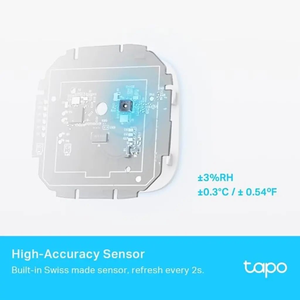 TP-Link Tapo T315 Smart Temperature and Humidity Monitor with 2.7-inch E-Ink Display and High-Accuracy Sensor