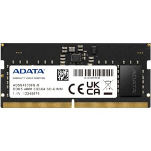ADATA 8GB DDR5 4800MHz CL40 SO-DIMM Laptop Memory Module