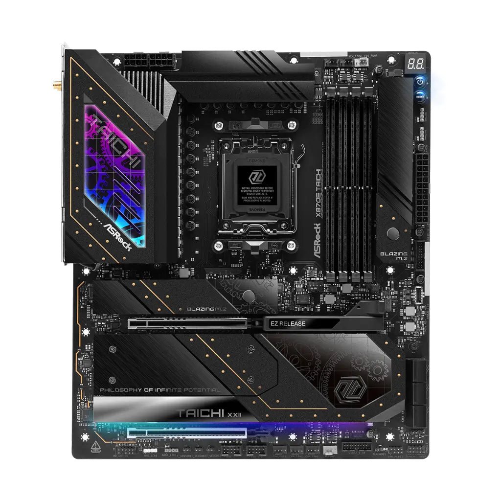 ASRock Taichi X870E AMD X870E AM5 E-ATX Motherboard with DDR5 Support and WiFi 7
