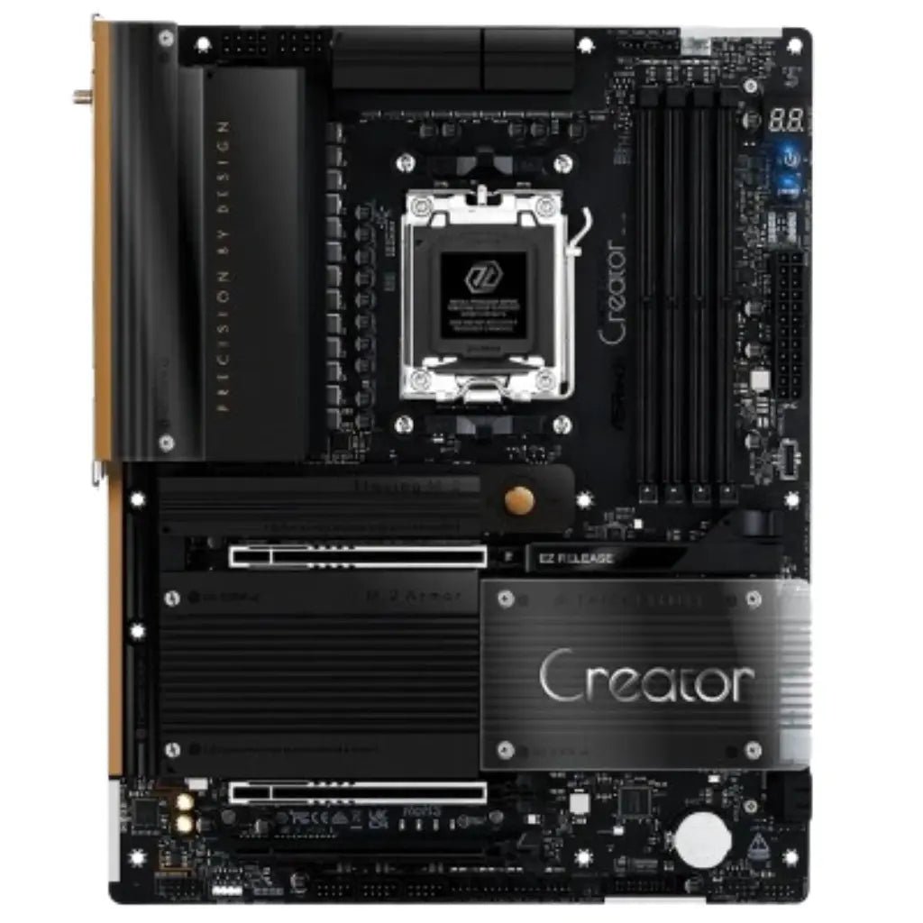 ASRock X870 Taichi Creator AMD Socket AM5 ATX Motherboard with DDR5 Support and WiFi 7