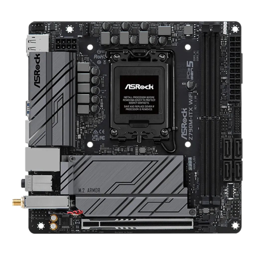 ASRock Z790M-ITX WiFi Intel LGA1700 DDR5 Mini-ITX Motherboard