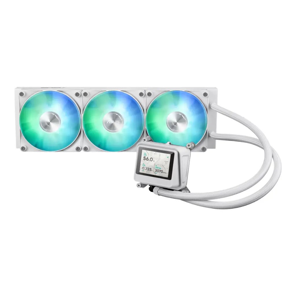 ASUS ROG RYUO III 360 ARGB LCD 360mm All-In-One Liquid CPU Cooler - White Edition