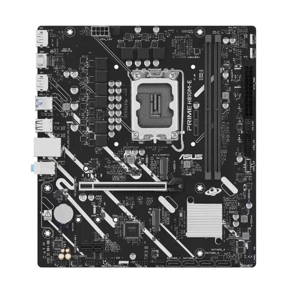 ASUS PRIME H810M-E Intel H810 Chipset LGA1851 Micro-ATX Motherboard