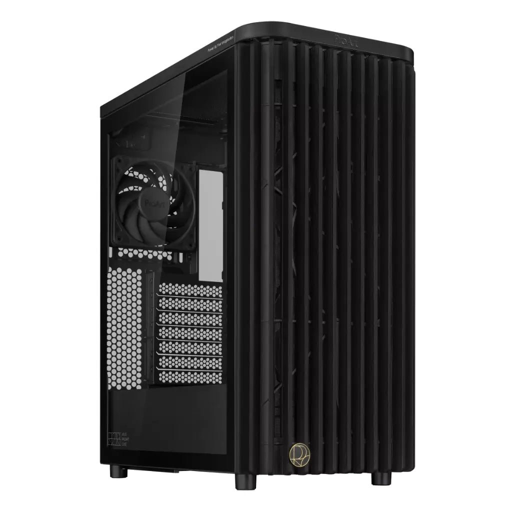ASUS ProArt PA401 Tempered Glass ATX Mid Tower PC Case - Wood Edition