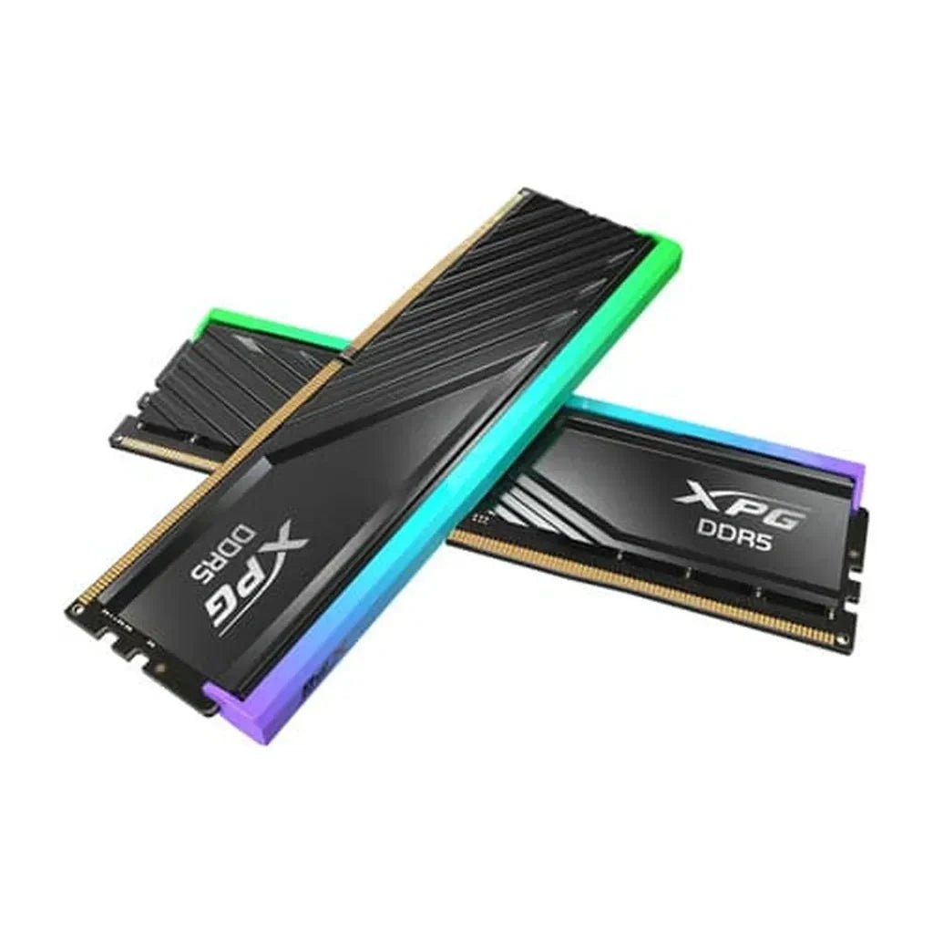 XPG LANCER BLADE RGB 32GB (2x16GB) DDR5 6000MHz CL30 Low-Profile Gaming Desktop Memory Kit - Black (Intel XMP 3.0 & AMD EXPO Ready)