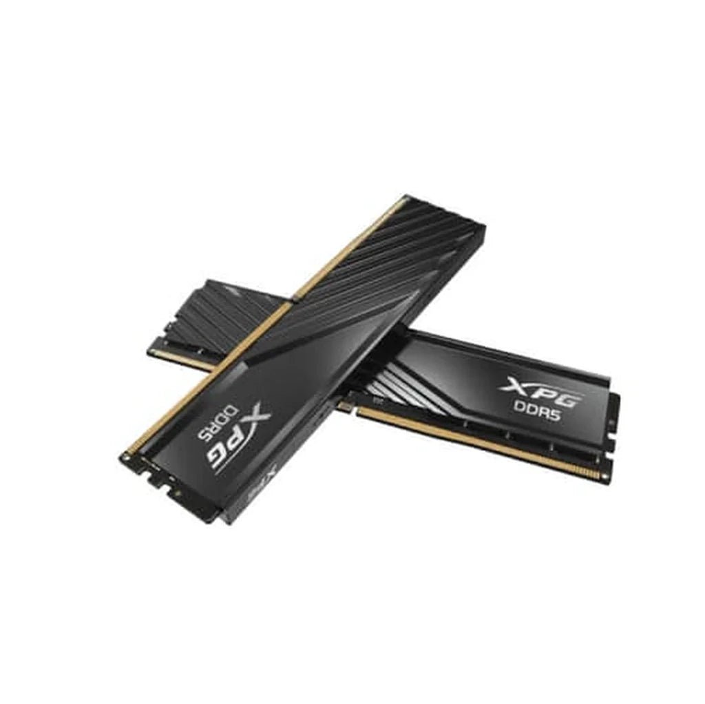 XPG LANCER BLADE 64GB (2x32GB) DDR5 6000MHz CL30 Low-Profile Desktop Memory Kit - Black (Intel XMP 3.0 & AMD EXPO Compatible)
