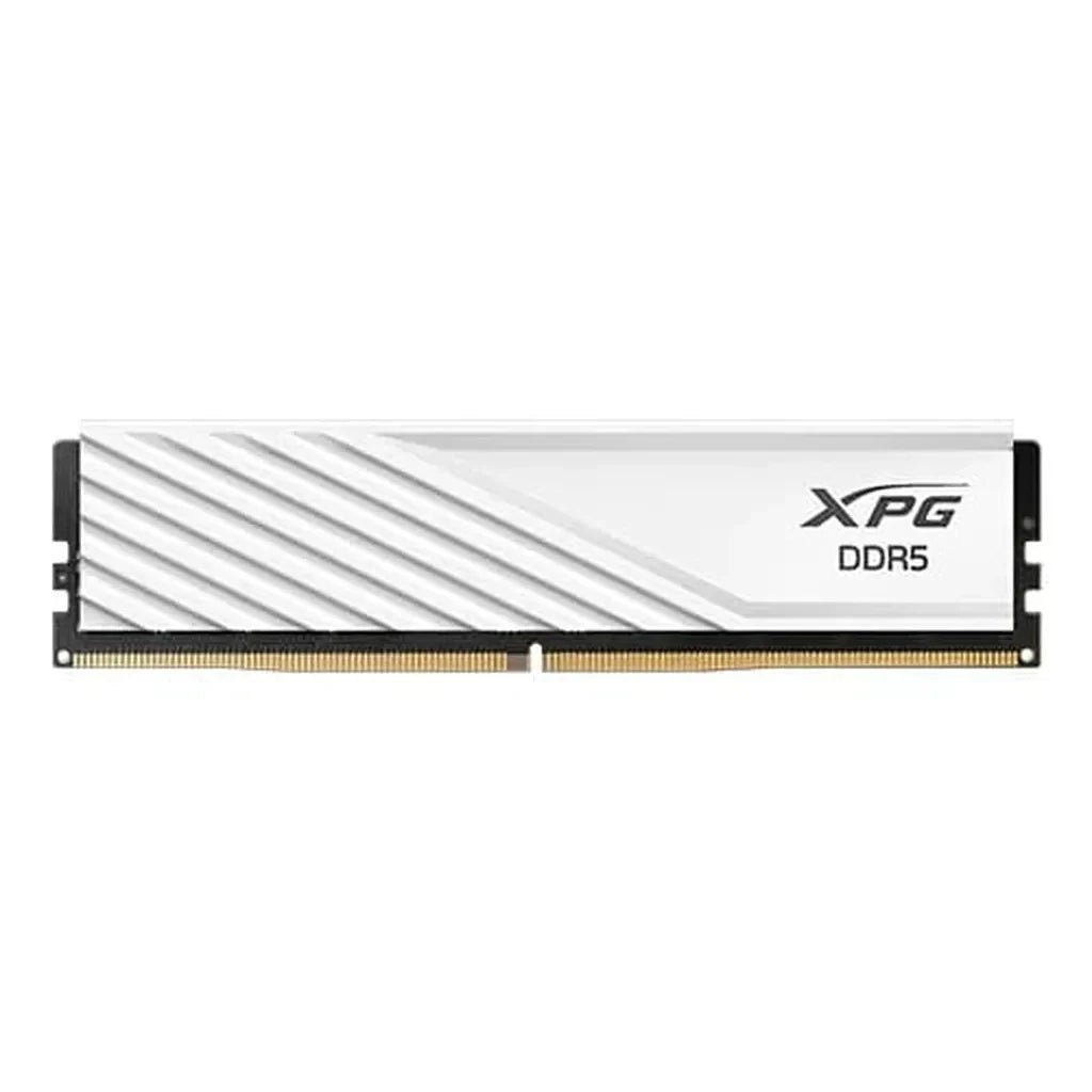 XPG LANCER BLADE 32GB (2x16GB) DDR5 6000MHz CL36 Low-Profile Gaming RAM Kit - White (Intel XMP 3.0 & AMD EXPO Compatible)