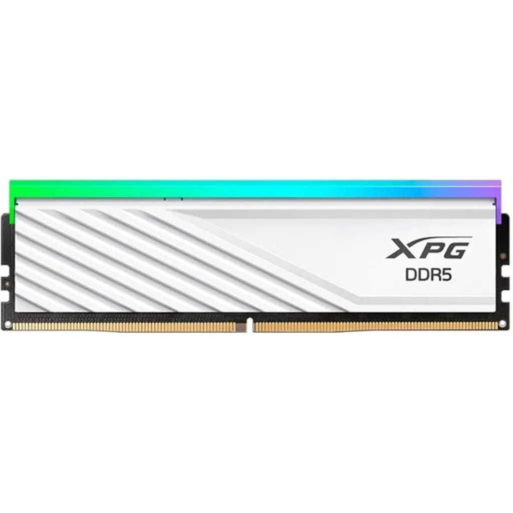 XPG Lancer Blade RGB 16GB (1x16GB) DDR5 6000MHz CL48 Desktop Gaming RAM - White