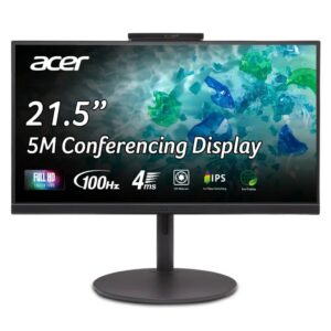 Acer B227Q 21.5-inch Full HD IPS Monitor, 100Hz Refresh Rate, Ergonomic Height-Adjustable Pivot Stand