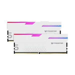 Acer Predator Hermes RGB 48GB (2x24GB) DDR5 7200MHz CL36 Desktop Memory Kit - White