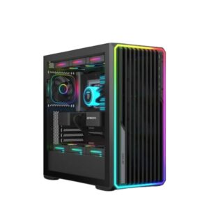 Ant Esports MeshX360 Mid-Tower ATX Gaming Computer Case with 4x120mm Pre-installed Fans