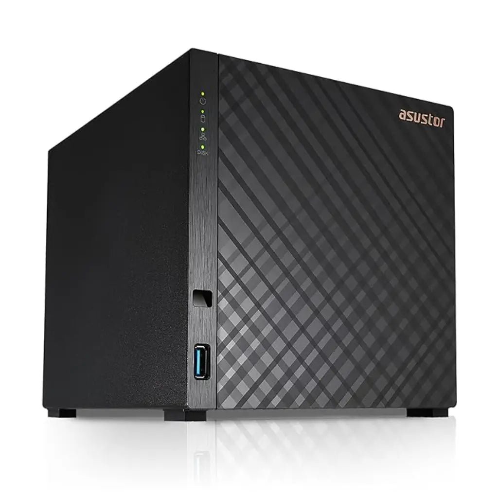 Asustor Drivestor 4 AS1104T 4-Bay NAS Enclosure with Quad-Core 1.4GHz Processor and 1GB DDR4 RAM