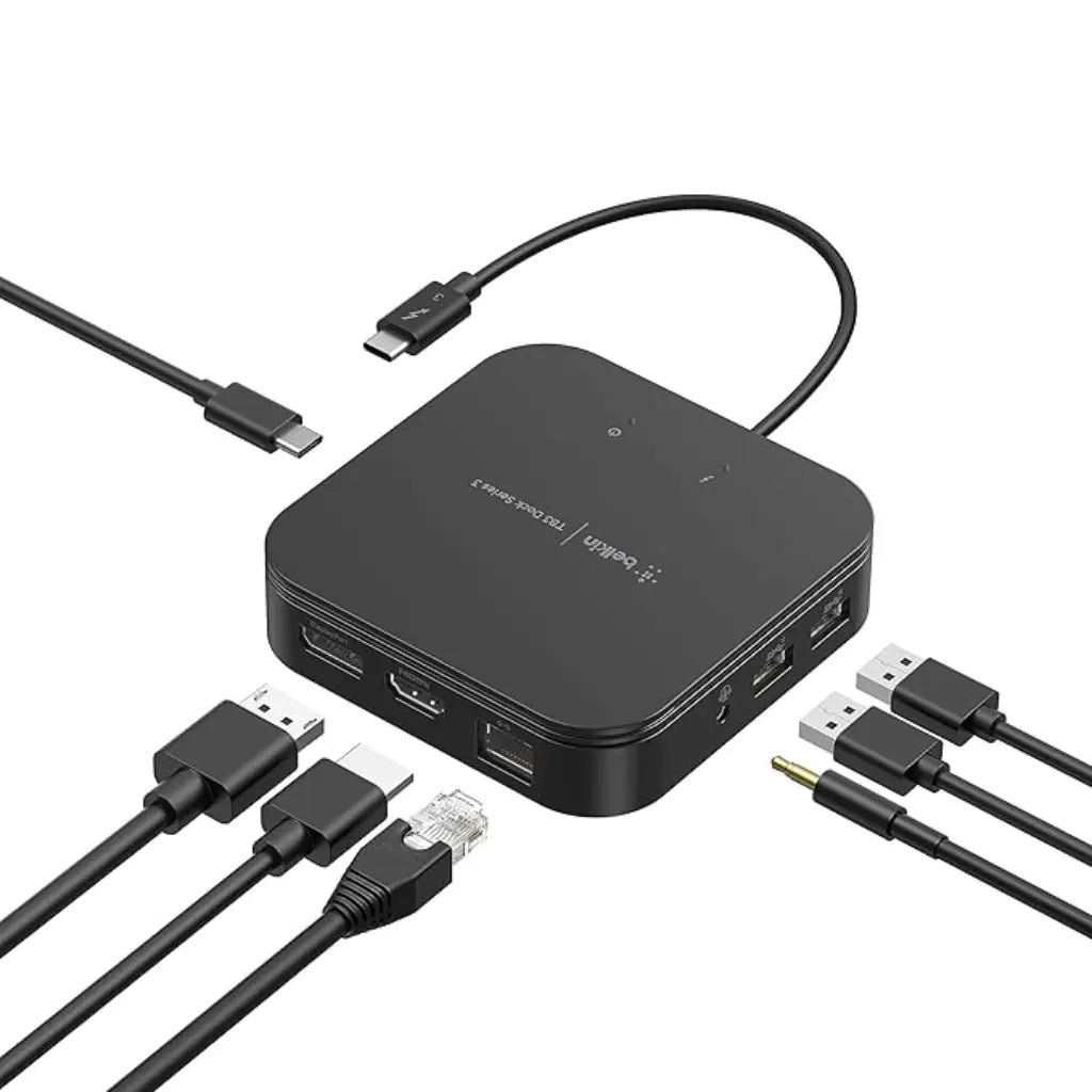 Belkin Thunderbolt 3 Dock Core with Dual 4K Display Support and 60W Power Delivery