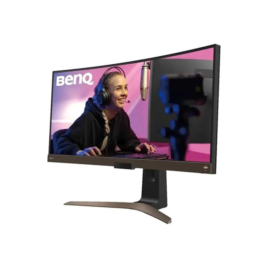 BenQ EW3880R 38-inch WQHD+ HDRi IPS Curved Ultrawide Monitor for Entertainment and Productivity