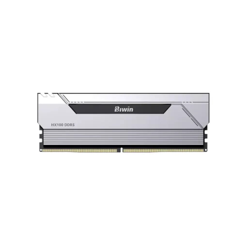 Biwin Opal HX100 64GB (2x32GB) DDR5 6000MHz CL30 Desktop Gaming RAM Memory Kit - Silver