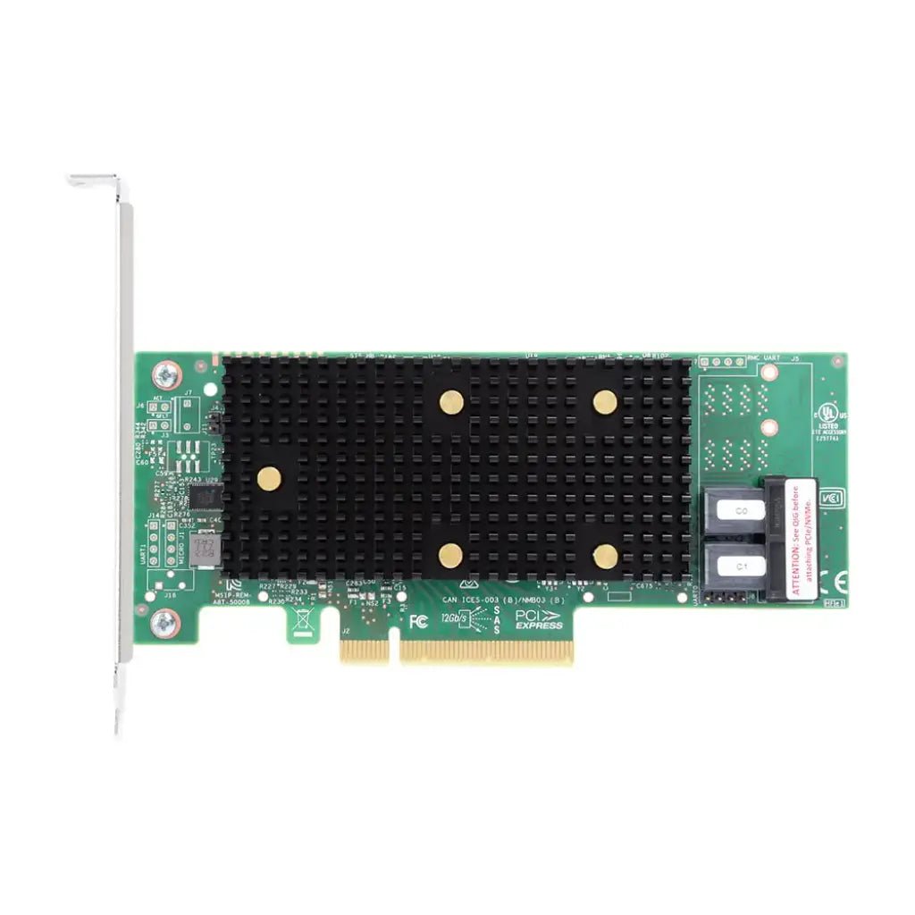 LSI 9400-8i 12Gbps Tri-Mode Storage Adapter - 8-Port SAS/SATA/NVMe PCIe 3.0 Host Bus Adapter (HBA)