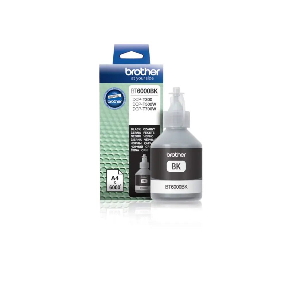 Brother BT6000BK Black High-Yield Ink Bottle (105ml