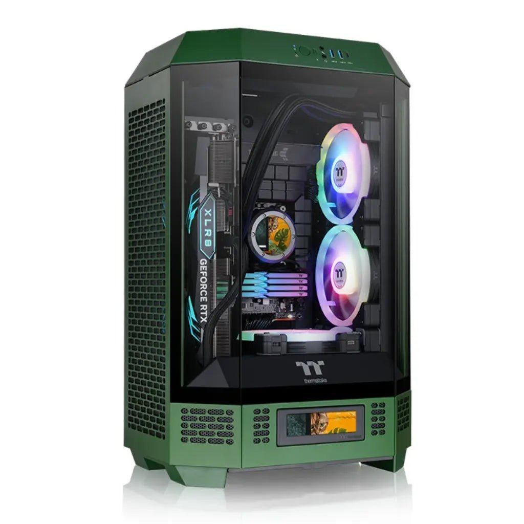 Thermaltake Tower 300 Micro-ATX Chassis - Racing Green