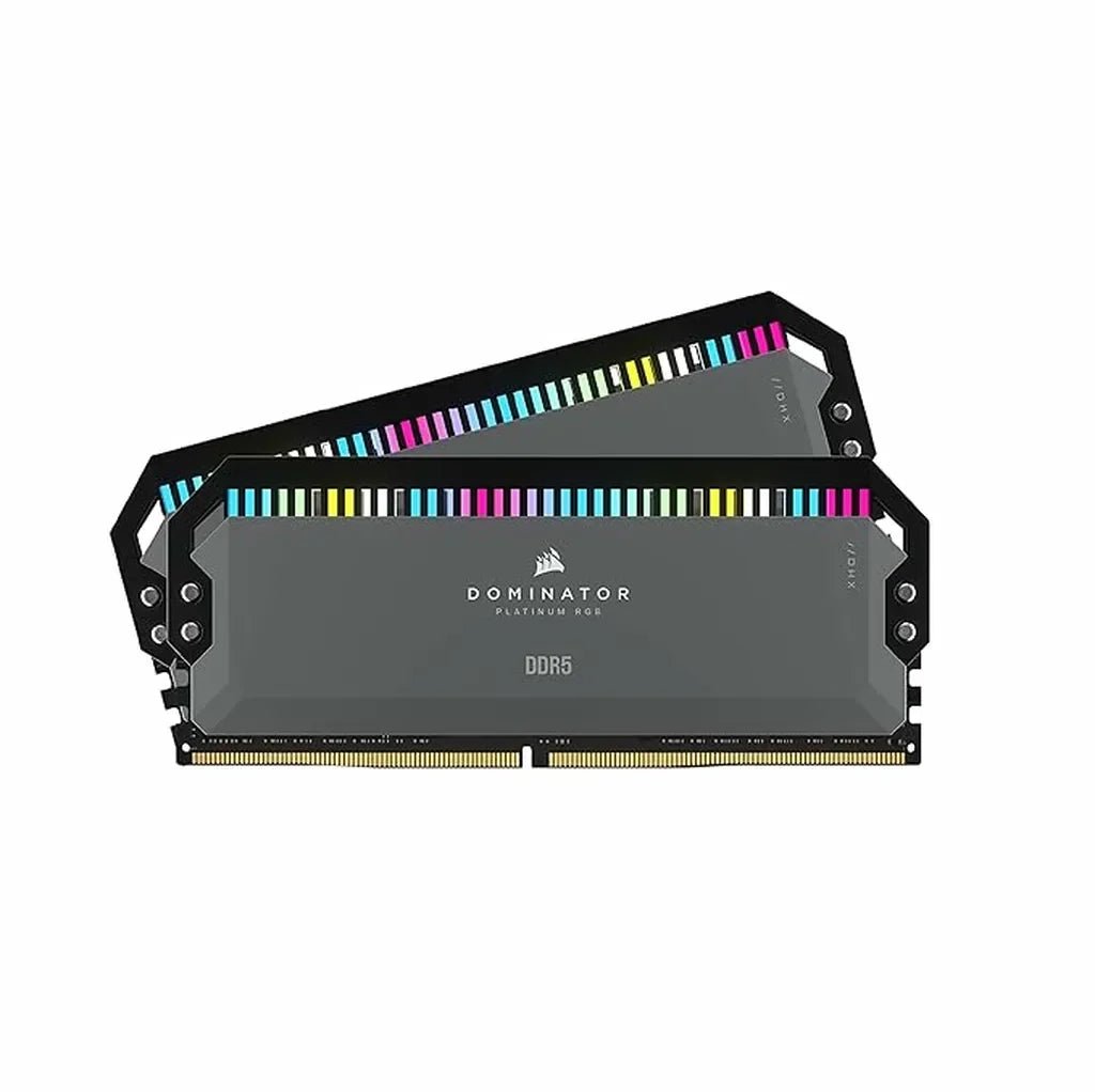 Corsair Dominator Platinum RGB 64GB (2x32GB) DDR5 6000MHz CL30 High-Performance Gaming Desktop Memory Kit