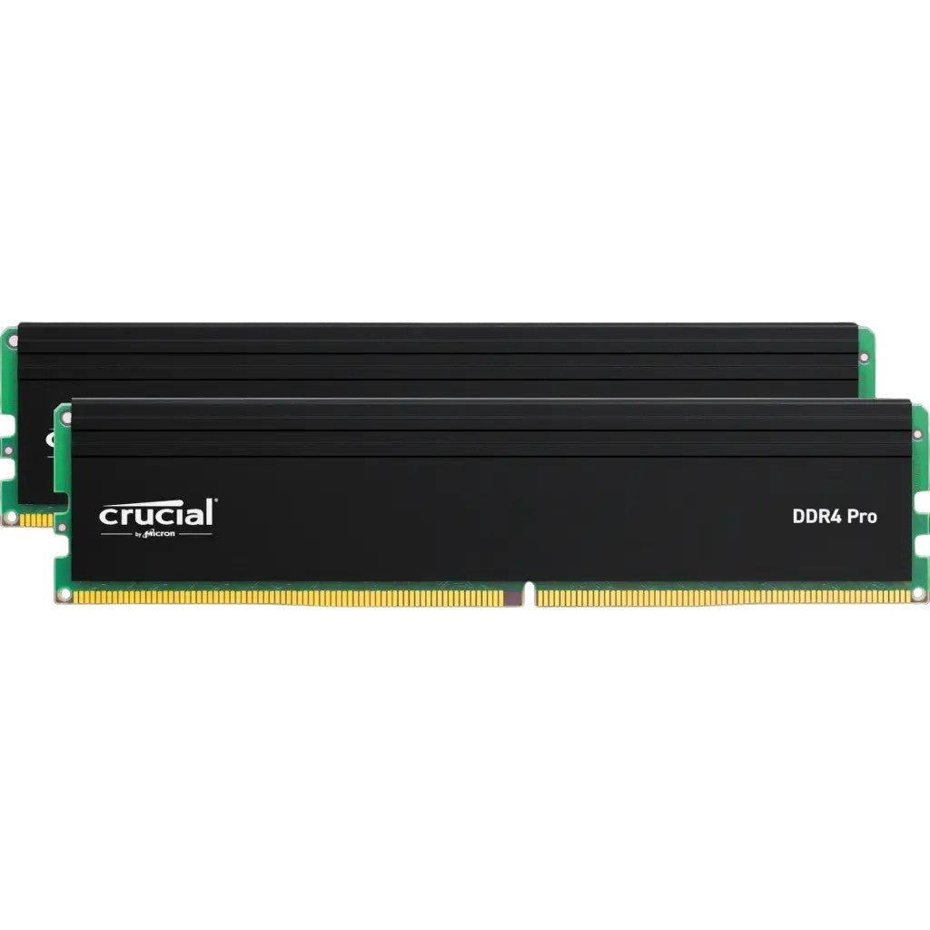 Crucial Pro 64GB (2x32GB) DDR4 3200MHz UDIMM Desktop Gaming Memory Kit