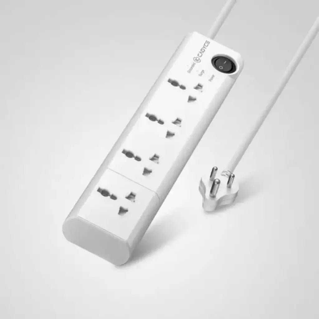 Cadyce CA-4SPS 4-Socket Universal Surge Protector with Child Safety Shutters and Overload Protection