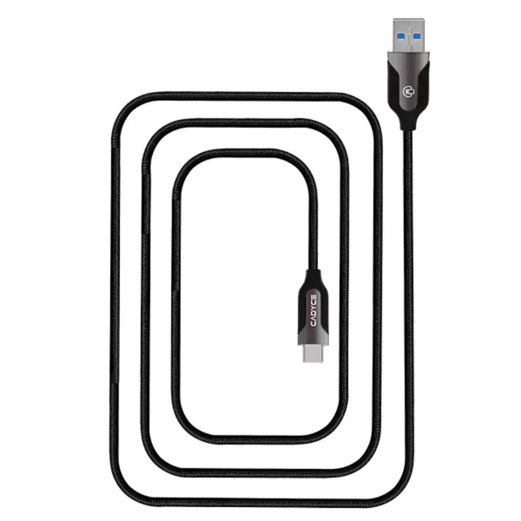 Cadyce CA-C3AM 3-Meter USB-C to USB 3.0 Type-A Male Cable - 5Gbps High-Speed Data Transfer for Windows and Mac