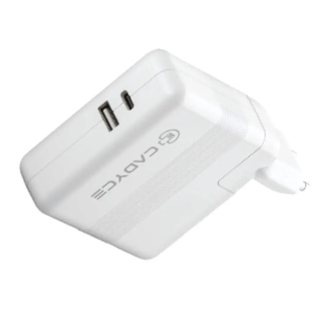 Cadyce CA-CPA87 87W USB-C and USB-A Dual Port Power Adapter