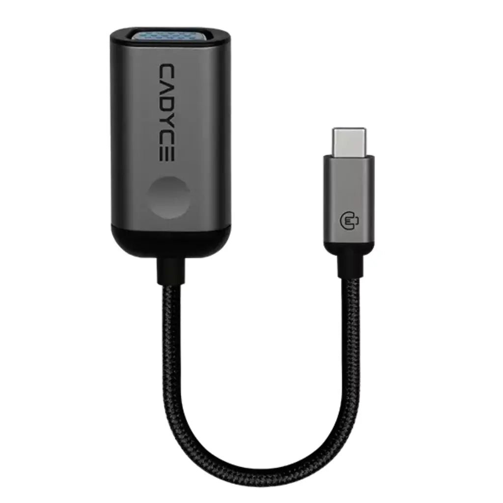 Cadyce CA-CVFHD USB-C to VGA Adapter