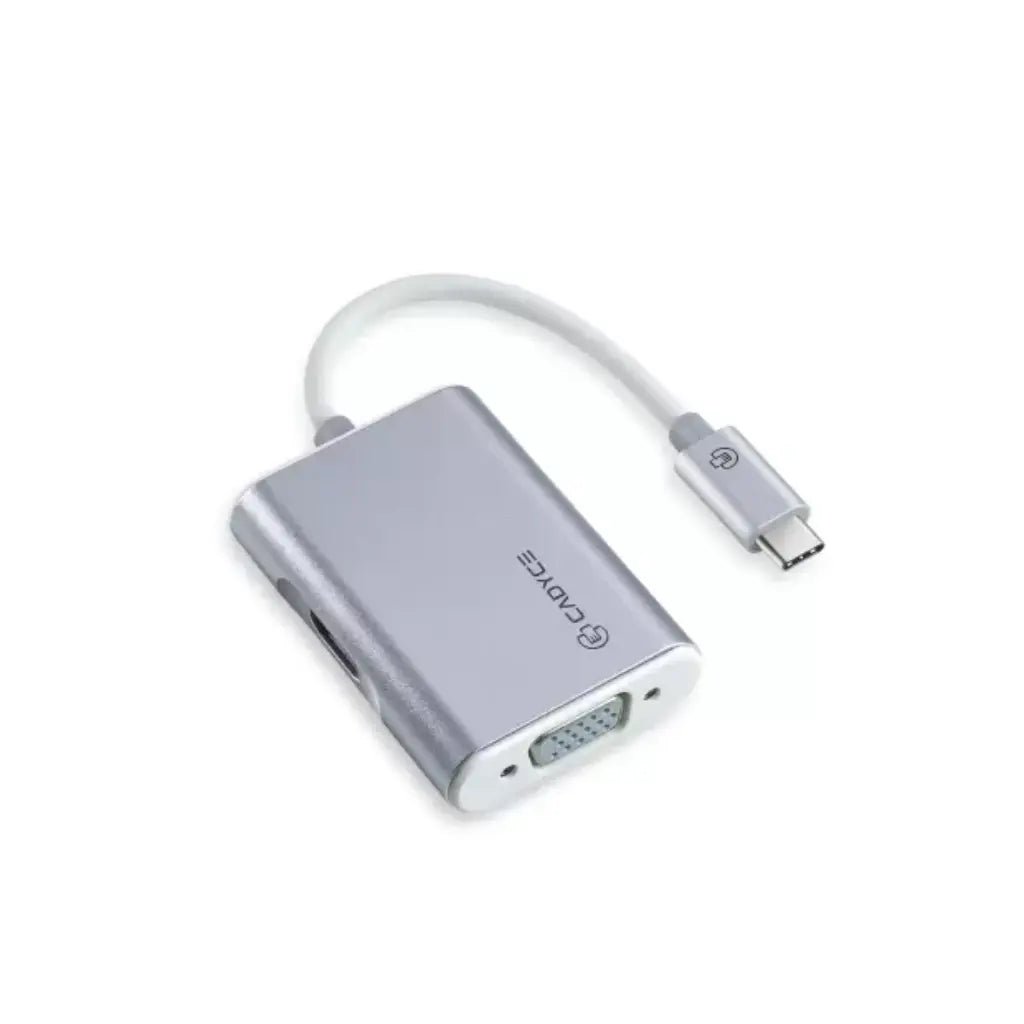 Cadyce CA-CVM USB-C to VGA Multiport Adapter with USB 3.0 Data Port