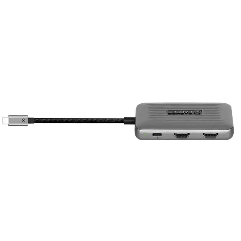 Cadyce CA-DUHD4K USB-C to Dual HDMI Adapter - Supports 4K Resolution at 60Hz