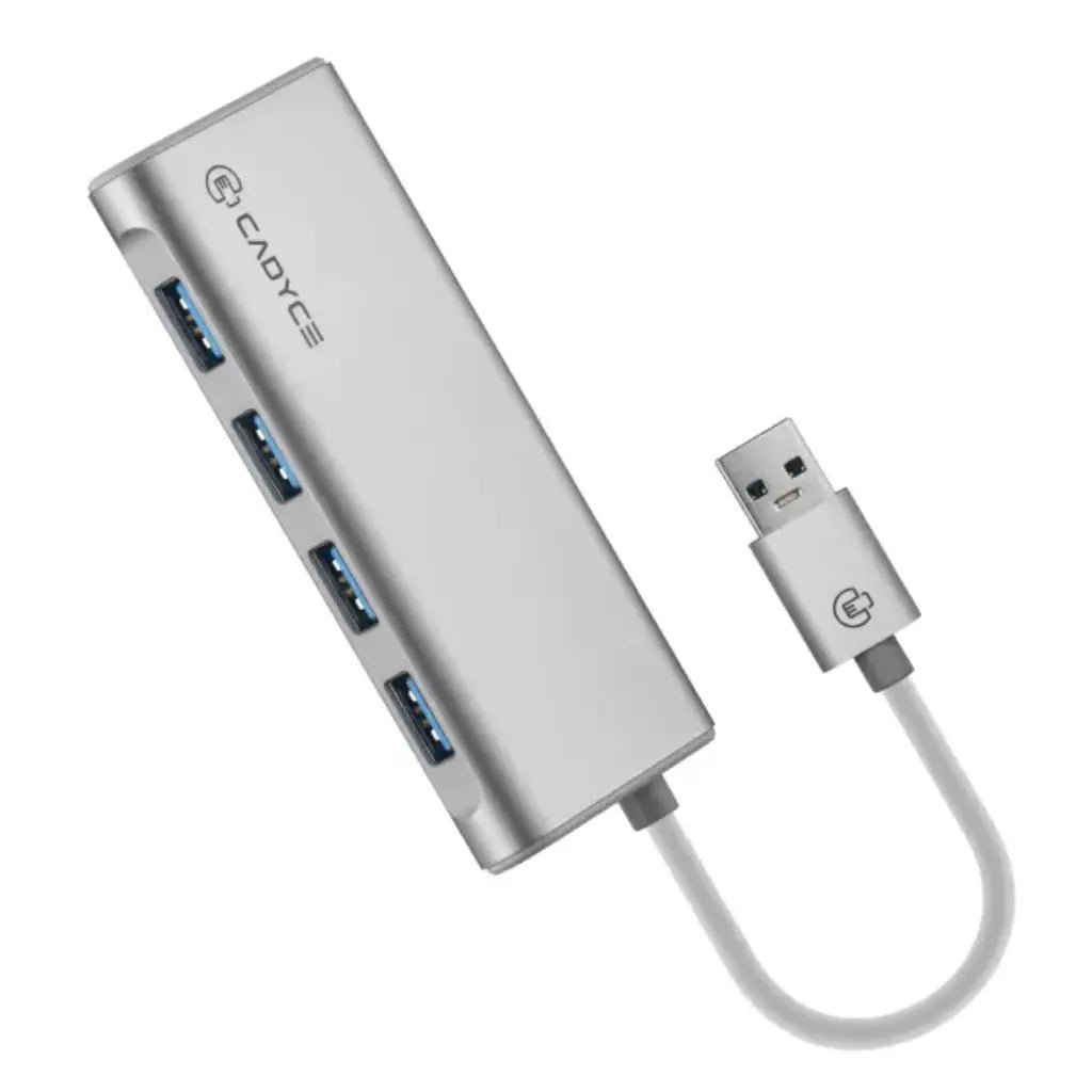 Cadyce CA-SS4H USB 3.0 4-Port SuperSpeed Hub with 5Gbps Data Transfer Rate