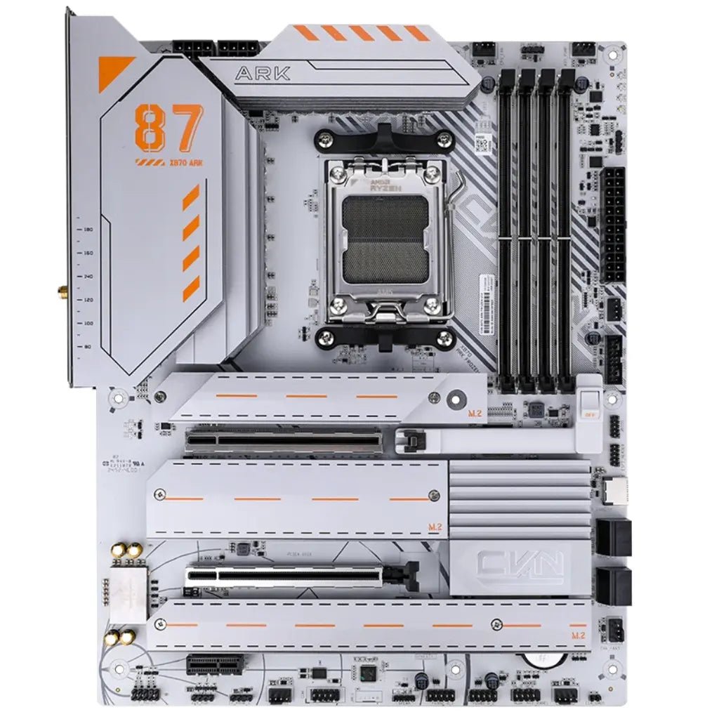 Colorful CVN X870 ARK FROZEN V14 Wi-Fi 7 AMD X870 ATX DDR5 AM5 Gaming Motherboard