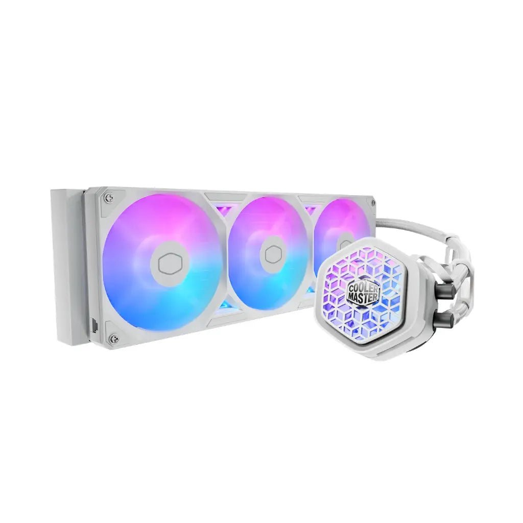 Cooler Master MasterLiquid Atmos II 360mm ARGB All-in-One Liquid CPU Cooler - White