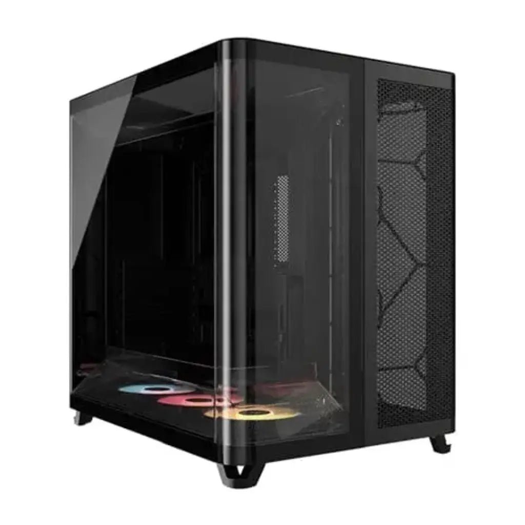 Corsair Crystal Series 5400 RS-R ARGB Triple Chamber Mid-Tower PC Case with Tempered Curved Glass