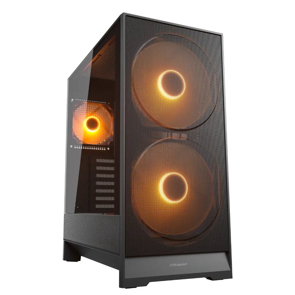 Cougar Airface 180 Mid Tower PC Case with Dual 180mm ARGB Fans and Tempered Glass Side Panel