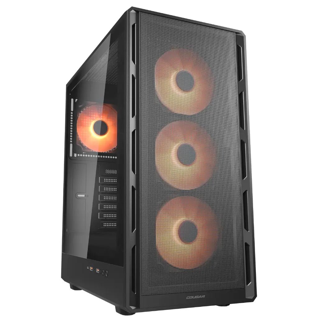 Cougar Airface Pure Pro Mid Tower PC Case - Compact ATX Support with 4 ARGB PWM Fans