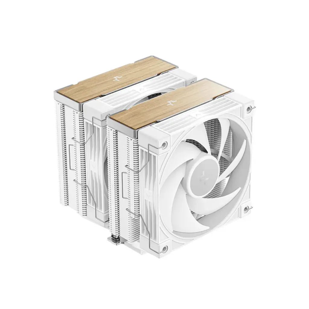 DeepCool AK620 G2 WH Wood Grain Dual-Tower CPU Air Cooler with 6 Copper Heat Pipes
