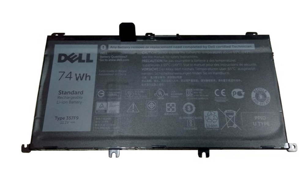 Dell 357F9 OEM 74Wh 6333mAh 11.1V 6-Cell Replacement Laptop Battery for Select Dell Models