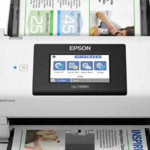 Epson WorkForce DS-790WN Wireless Network Colour Document Scanner - High-Speed Duplex Desktop Scanner