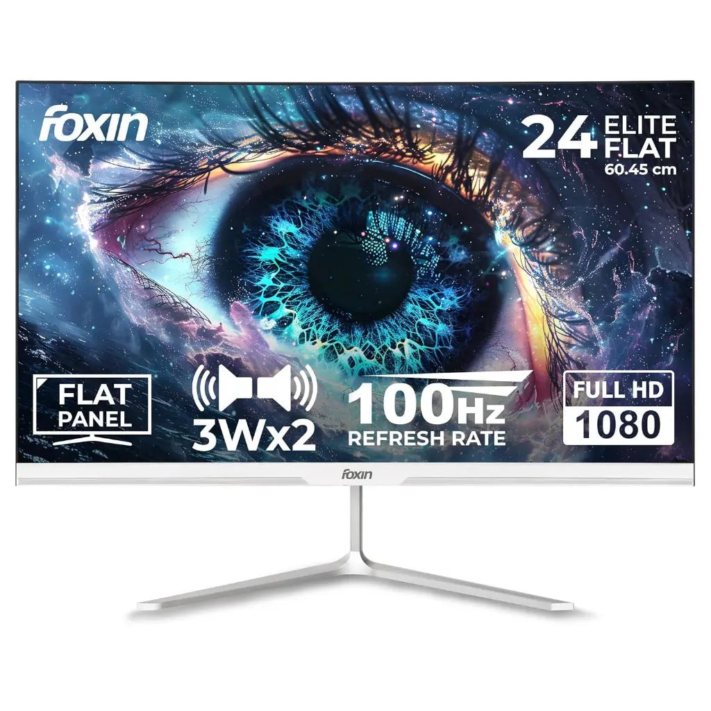 Foxin Elite Series 24-Inch Full HD 1080p 100Hz Frameless Flat LED Monitor
