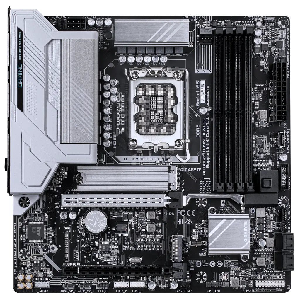 Gigabyte B860M Gaming X WiFi 6E Intel B860 LGA1700 DDR5 Micro-ATX Motherboard