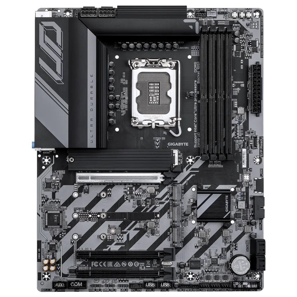 Gigabyte Z890 UD Intel Z890 LGA1851 DDR5 ATX Motherboard - High Performance Desktop Mainboard