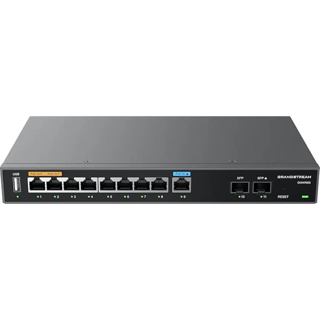 Grandstream GWN7003 High-Performance Multi-WAN Gigabit VPN Router with 4 Gigabit Ethernet and 2 SFP Ports
