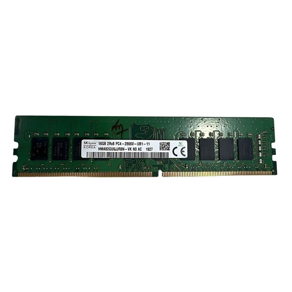 SK Hynix 16GB DDR4 2666MHz CL19 2Rx8 288-Pin Non-ECC UDIMM Desktop Memory Module