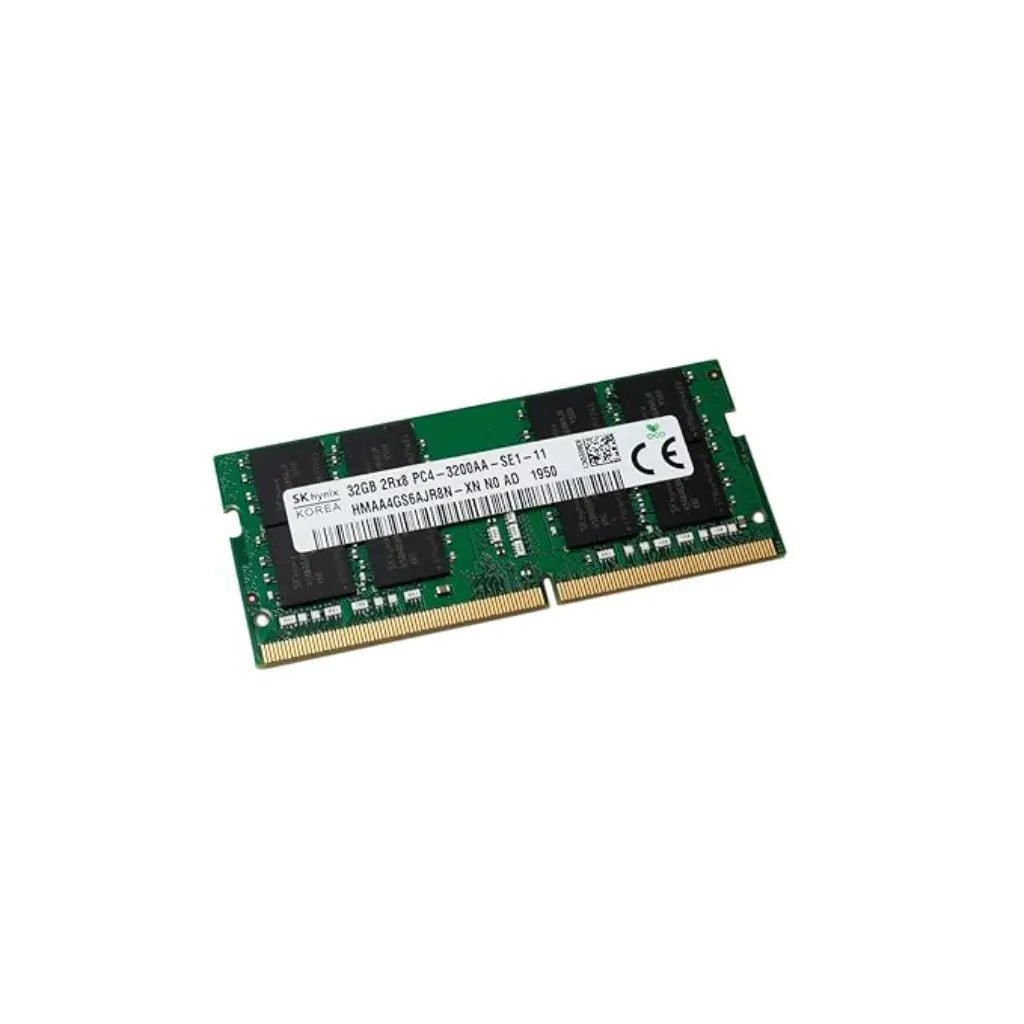 Hynix 32GB DDR4 3200MHz CL22 2Rx8 260-Pin SO-DIMM Laptop Memory Module (Pulled)